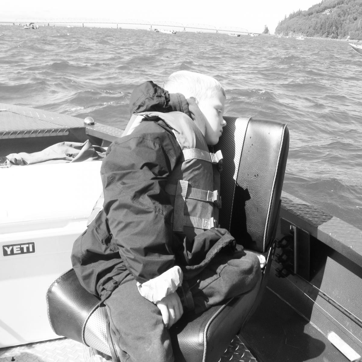 Catching Salmon all day is hard work | Oregon's Buoy 10 Fishing Guide