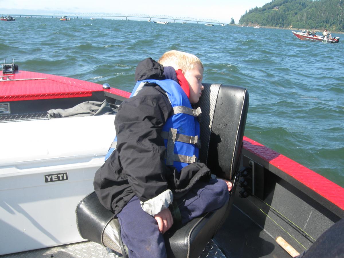 Catching Salmon all day is tiring | Buoy 10 Fishing Guide