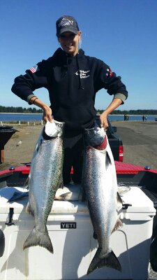 Two Caught Fish On The Winchester Bay | Fishing Guide WVO